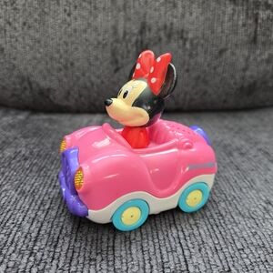 VTech Go! Go! Smart Wheels Disney Minnie Mouse Pink Convertible Car Toy Tested